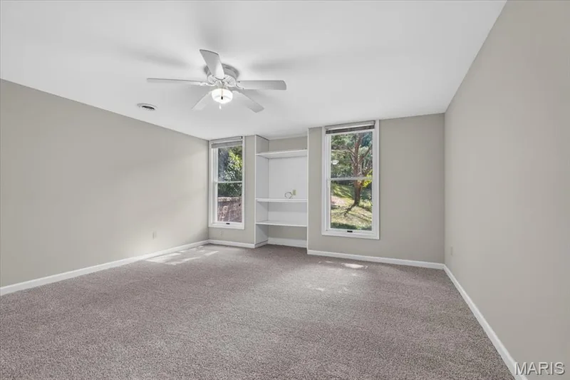 LL Bedroom 5 with two big windows! — 17619 Bridgeway Drive, Chesterfield, MO 63005