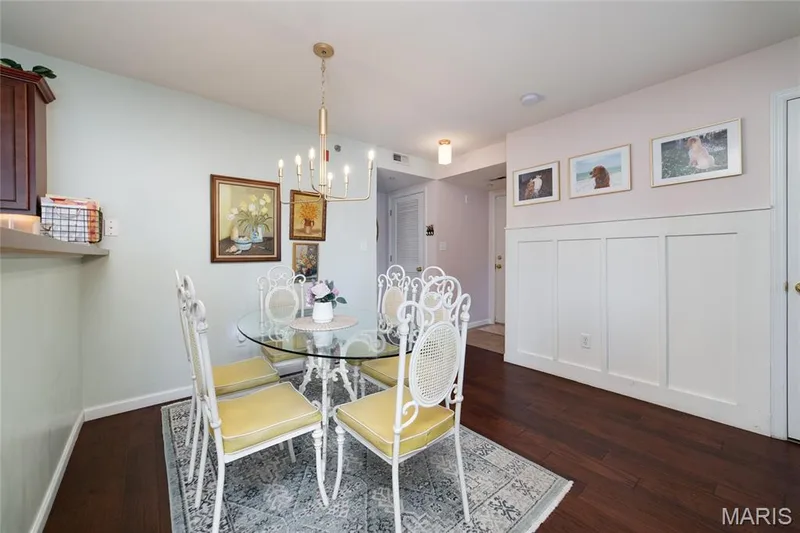 Open concept dining area right off kitchen. — 4101 Spring River Drive #1B, O'Fallon, MO 63368