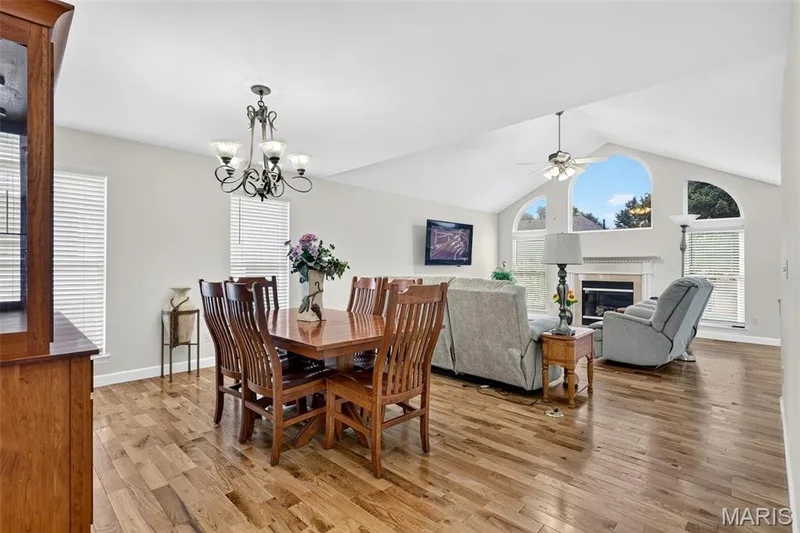 Dining & Living Room — 202 Park Ridge Drive #64a, O'Fallon, MO 63366