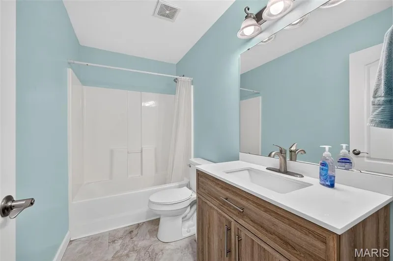 Hall Bathroom — 202 Park Ridge Drive #64a, O'Fallon, MO 63366