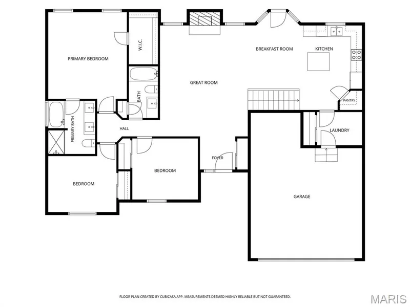 Main Level Floor Plan — 619 Green Tree Meadows Drive, Lake St. Louis, MO 63367