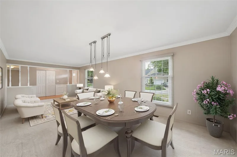 dining room — 15645 Dresden Lake Court, Chesterfield, MO 63017