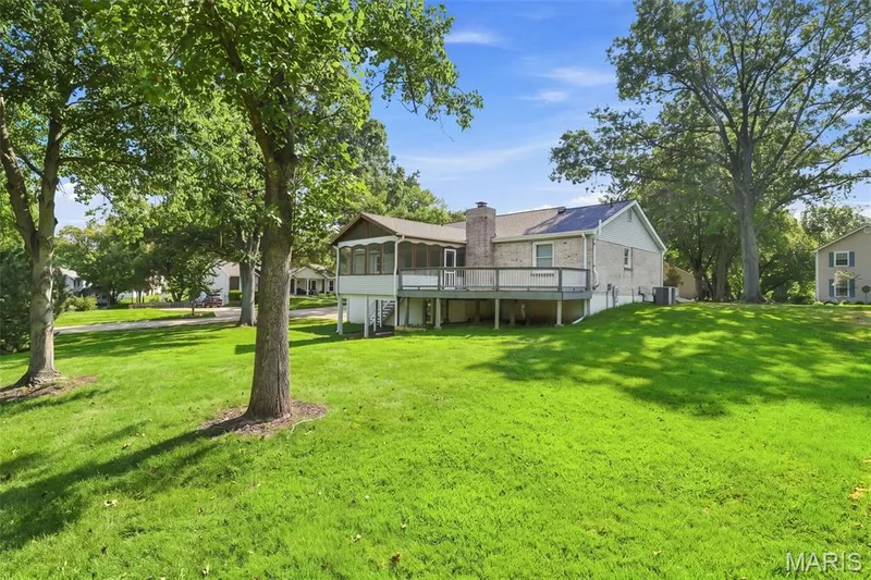 back of house — 15645 Dresden Lake Court, Chesterfield, MO 63017