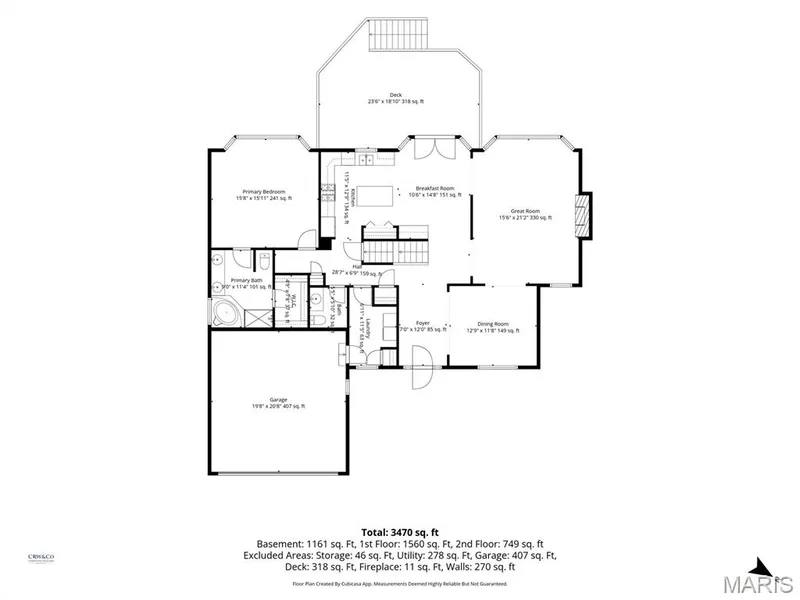 Floor plan — 1103 Panda Court, Wentzville, MO 63385