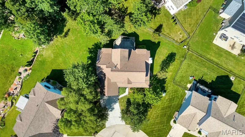 Aerial view — 1103 Panda Court, Wentzville, MO 63385