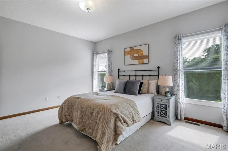 main floor primary bedroom — 195 England Drive, O'Fallon, MO 63366