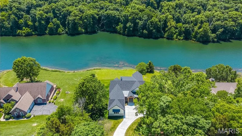 Lots of trees give you the privacy you want! — 4444 Augusta Shores Drive, Augusta, MO 63332