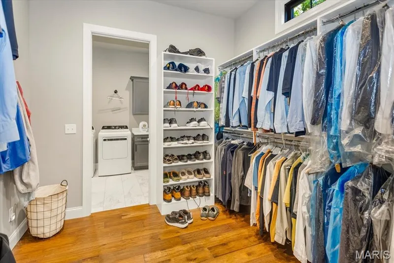 One of two walk-in closets in the Primary Ensuite — 4444 Augusta Shores Drive, Augusta, MO 63332