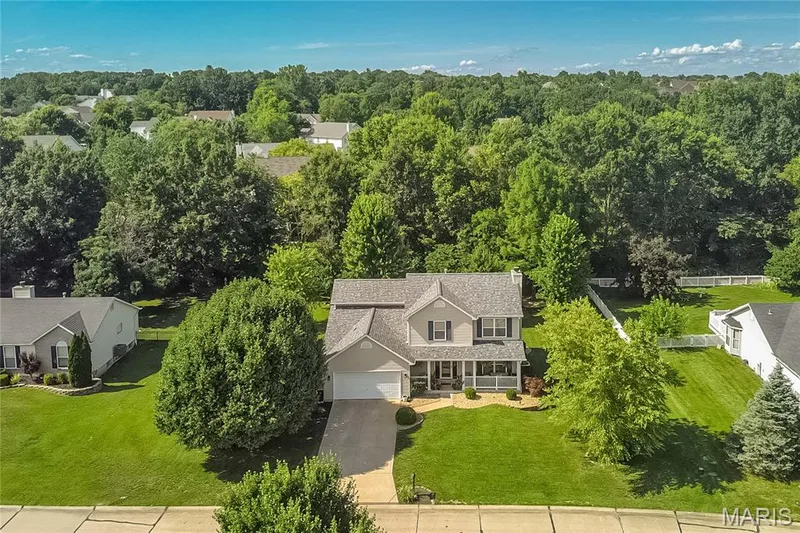 Homes are set far apart - nice neighbors, but you won't even know they're there! — 7313 Cinnamon Teal Drive, O'Fallon, MO 63368