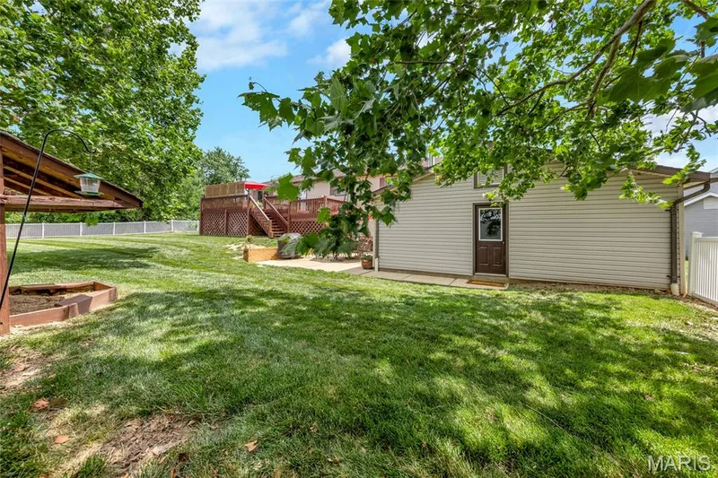 Large fenced back yard! — 16 La Rochelle Court, Lake St. Louis, MO 63367