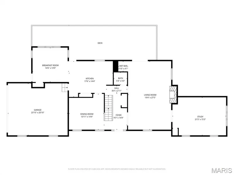 Floor Plan - Main Level — 18024 Cider Mill Drive, Wildwood, MO 63038
