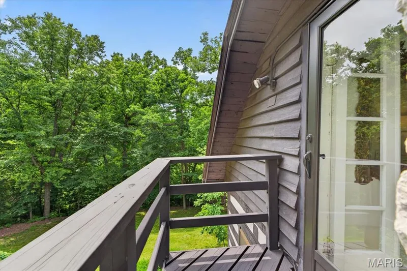 Private, Primary Bedroom Deck — 16643 Caulks Creek Ridge Road, Wildwood, MO 63005