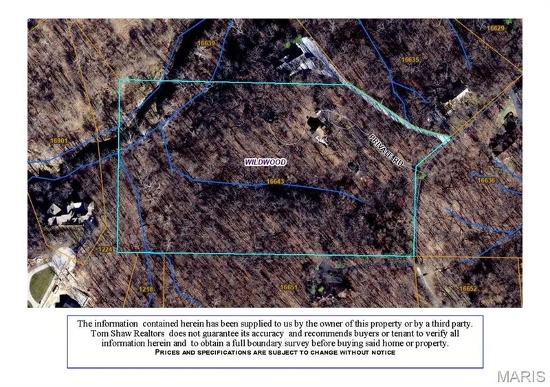 Aerial — 16643 Caulks Creek Ridge Road, Wildwood, MO 63005