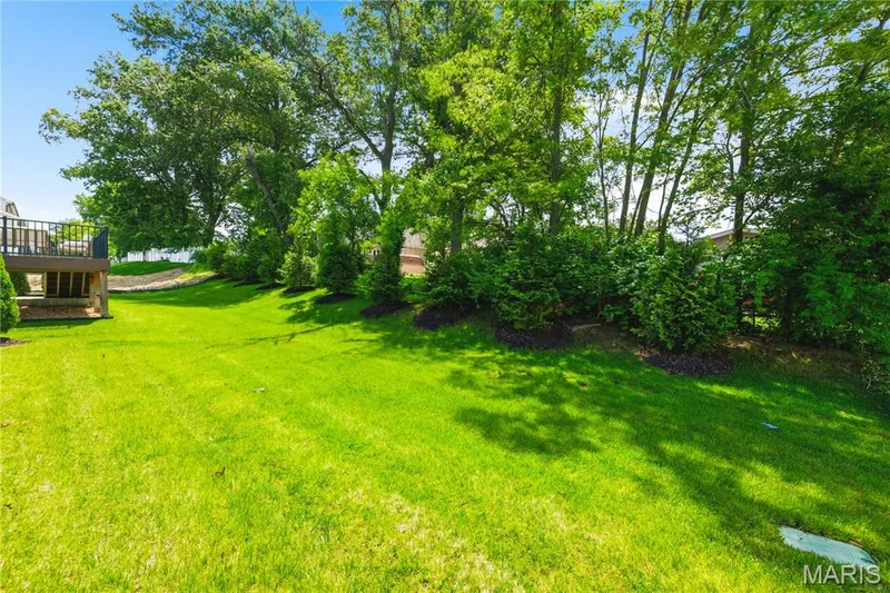 Tree Lined Backyard — 527 Ryehill Drive, St Peters, MO 63376