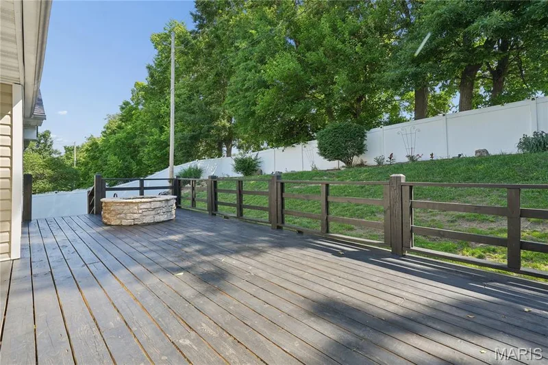 Spacious outdoor deck — 814 Emerald Place Drive, St Charles, MO 63304