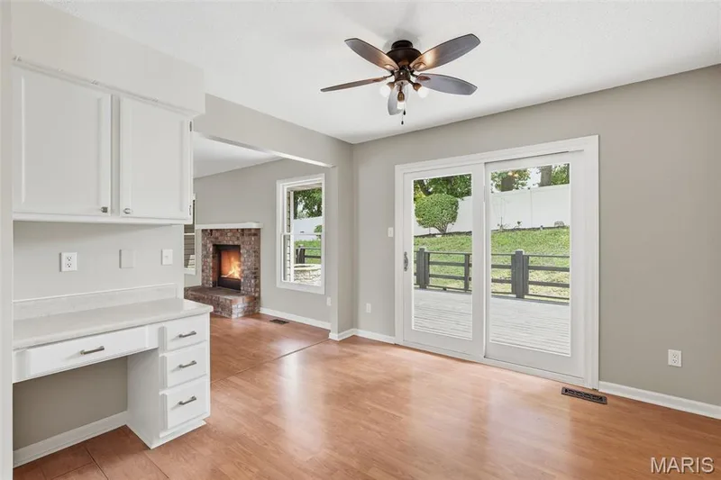 Planning desk and kitchen eat in area — 814 Emerald Place Drive, St Charles, MO 63304