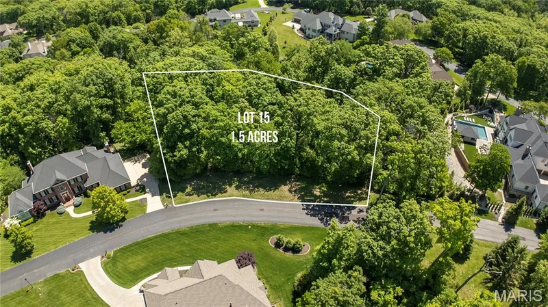 Approx Lot Lines — 24 TBB Grand Meridien Forest, Wildwood, MO 63005
