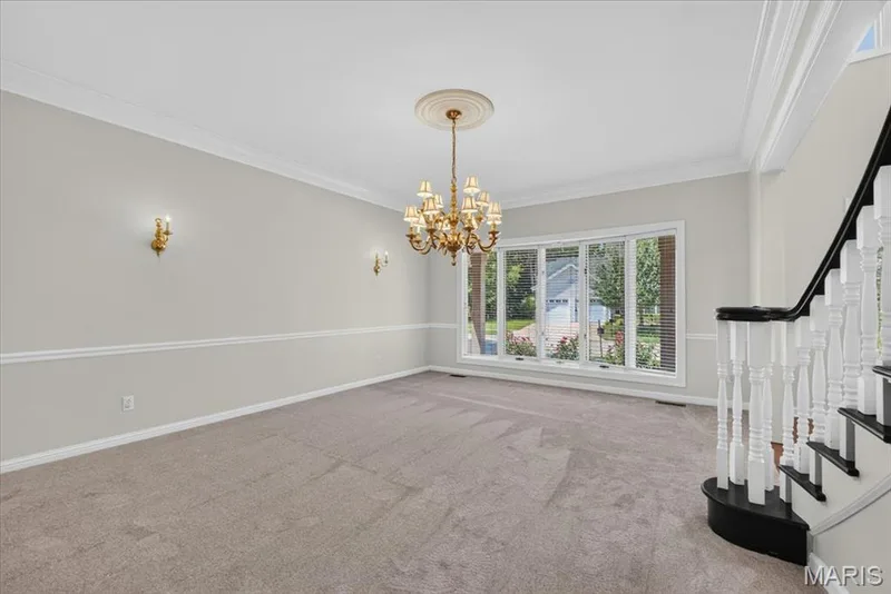 Lovely view towards bay window — 16557 Baxter Forest Ridge Drive, Chesterfield, MO 63005
