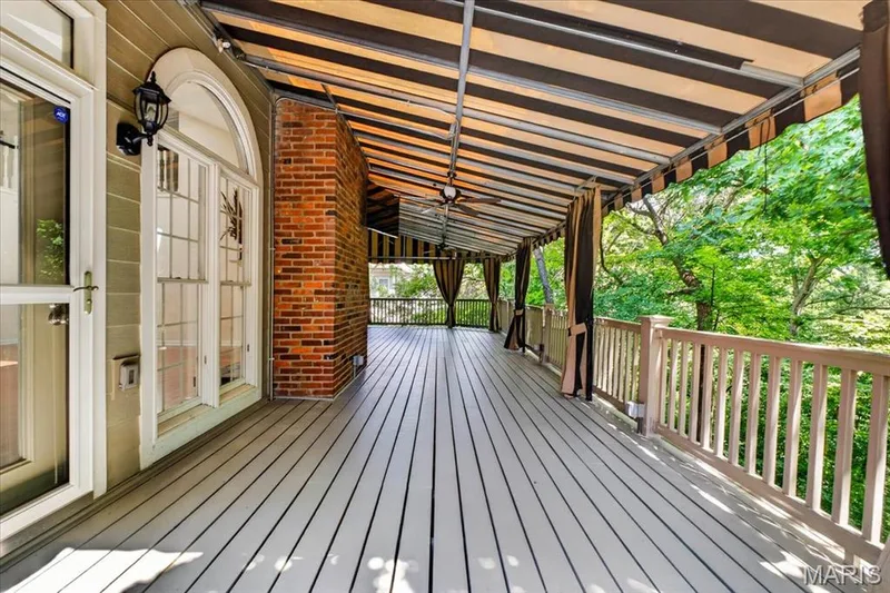 Deck that runs the width of the home — 16557 Baxter Forest Ridge Drive, Chesterfield, MO 63005