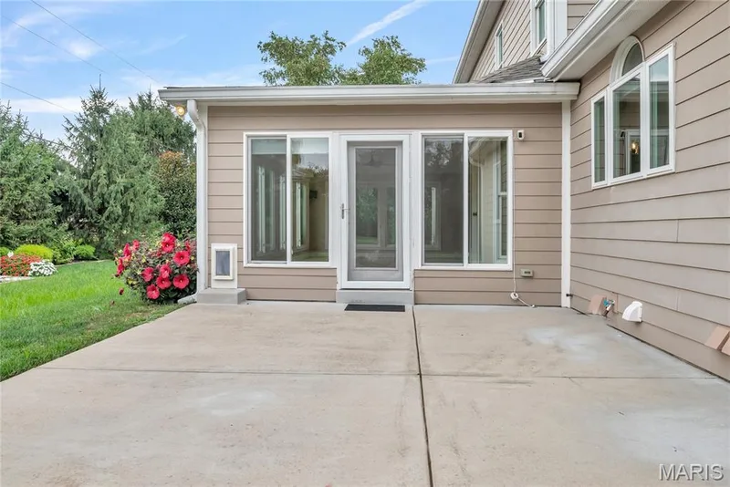 Patio has natural gas quick disconnect for a BBQ grill or a Fire Pit Table if you desire. — 2154 White Lane Drive, Chesterfield, MO 63017