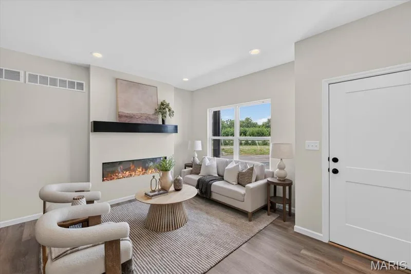 Pictures of a Bristol floor plan.  Some options shown may be optional upgrades — 108 Cottle Creek Way, Cottleville, MO 63304