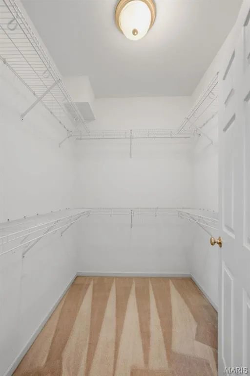 Primary walk-in closet adjacent from 2nd closet — 202 Highland Meadows Drive, Wentzville, MO 63385