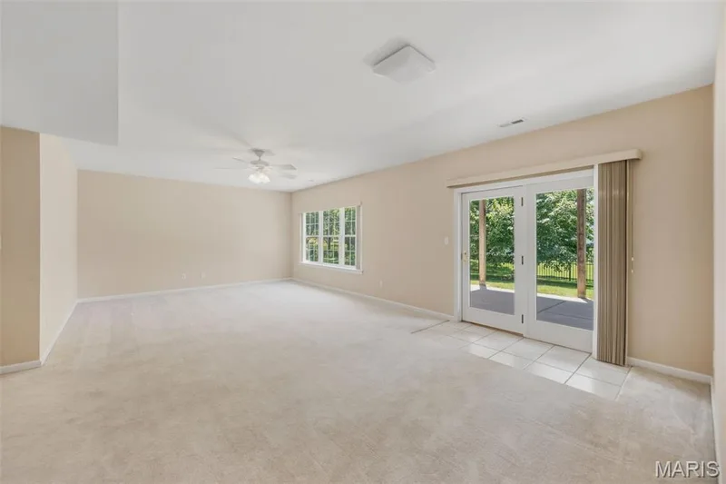 Huge family room in lower level with lots of natural light! — 202 Highland Meadows Drive, Wentzville, MO 63385