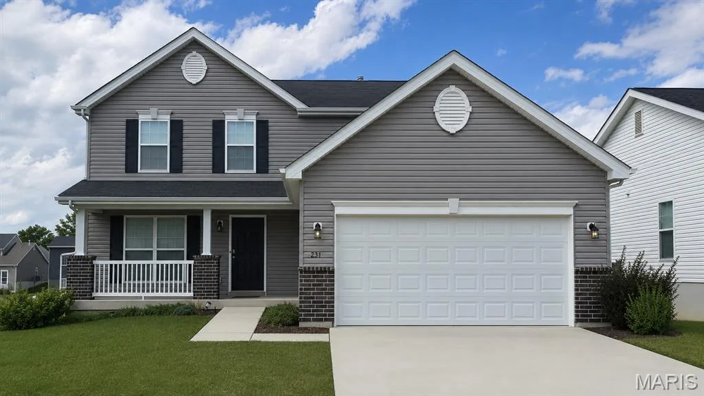 231 Burrograss Drive, Wentzville, MO 63385 — listing photo 1 of 31