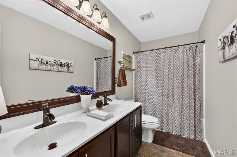 main floor bathroom — 708 Bellingrath Gardens Court, Wentzville, MO 63385