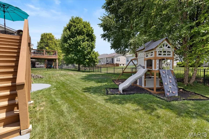 Fully Fenced Level Back Yard! — 1744 Briarmanor Drive, Lake St. Louis, MO 63367