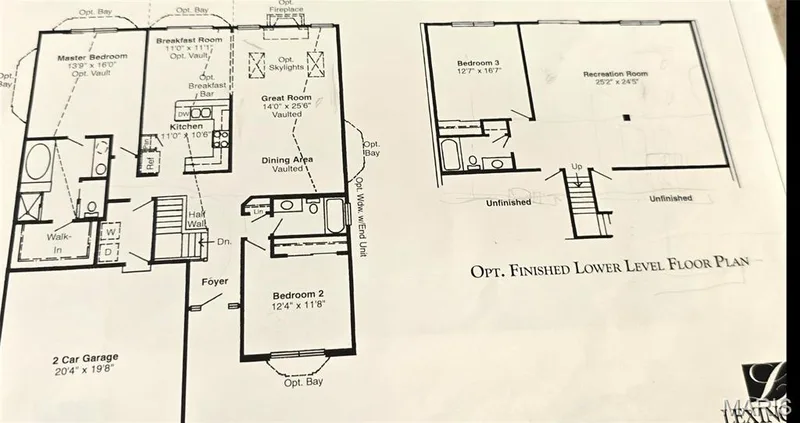 Floor plan built by Jones Company. — 30 Sterling Pointe Drive #22A, St Charles, MO 63301