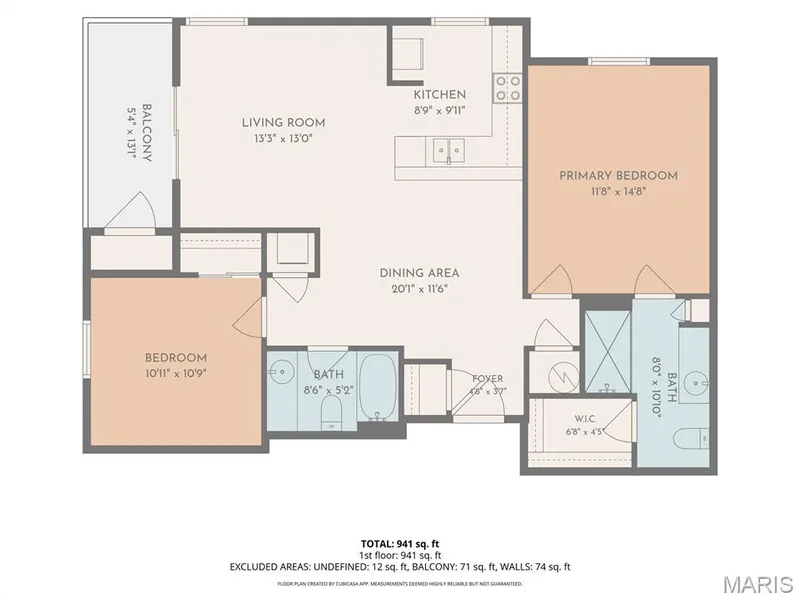 Floor plan — 1233 Saravalle Drive, St Peters, MO 63376
