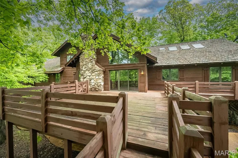 View of wooden deck — 2731 Christy Avenue, Wildwood, MO 63040