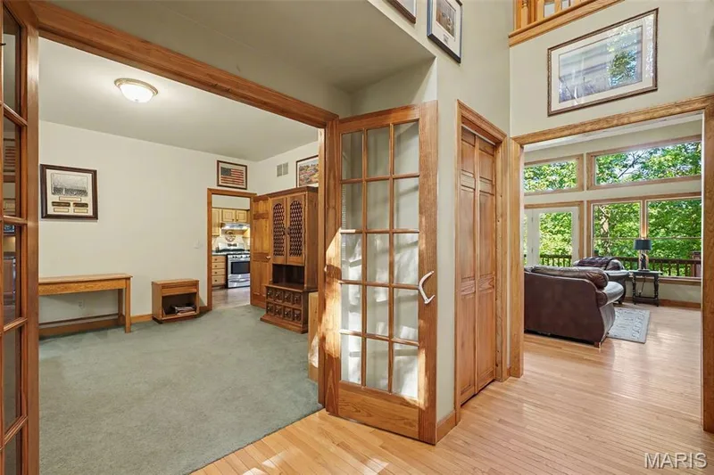 View into dining room and great room. — 1311 Duke Road, Augusta, MO 63332