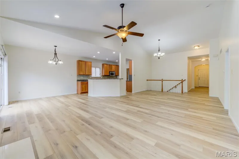 The entire home has fresh paint (including the ceilings — 508 Newkirk Circle, St Peters, MO 63303