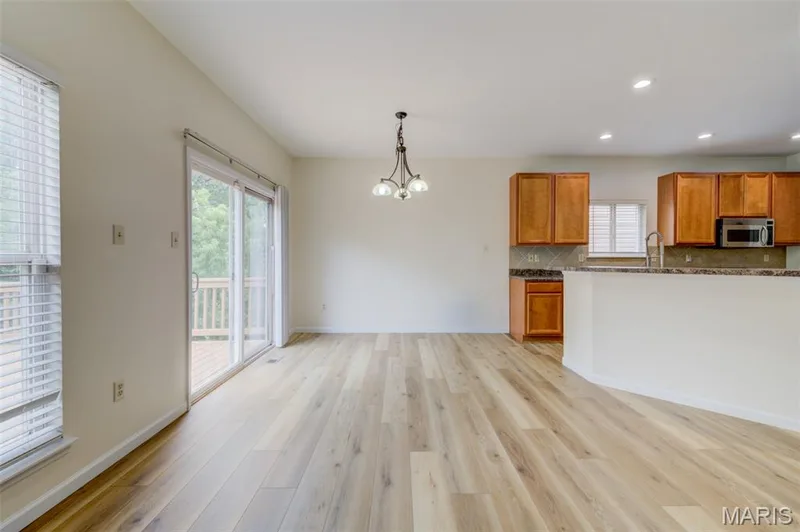 Enjoy meals and look out to your deck and greenery — 508 Newkirk Circle, St Peters, MO 63303