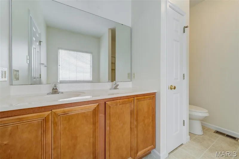 Master Bath - Adult Height double sink vanity — 508 Newkirk Circle, St Peters, MO 63303