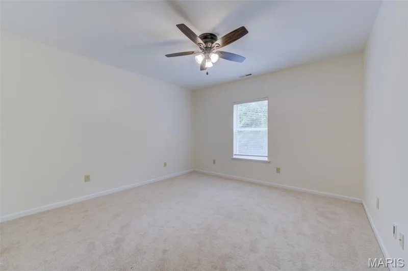 4th Bedroom is a very nice size & is right next to the full bath - Lower Level — 508 Newkirk Circle, St Peters, MO 63303