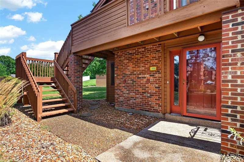 Front Door (Red) to Condo. — 408 Kipling Way #A, Weldon Spring, MO 63304