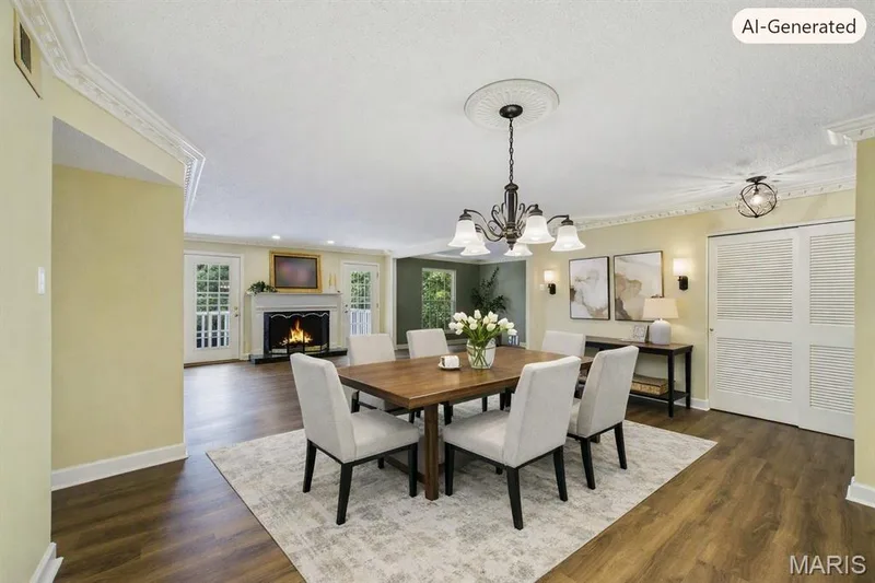 Virtually Staged — 1525 Hampton Hall Drive #22, Chesterfield, MO 63017