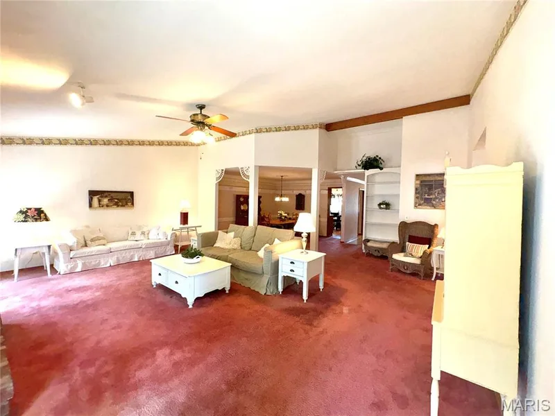 View Thru To Dining Room — 15803 Harris Ridge Court, Chesterfield, MO 63017