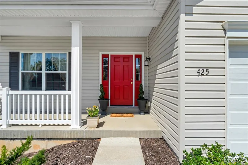 Cozy front porch — 425 Dusty Brook Drive, O'Fallon, MO 63366