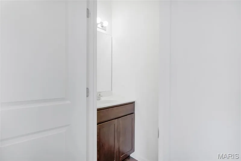 Convenient Powder room on main level near laundry room. — 425 Dusty Brook Drive, O'Fallon, MO 63366