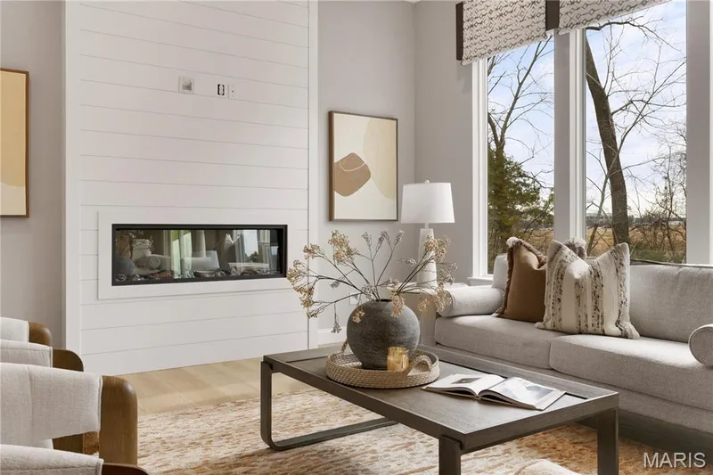 Great Room with Electric Fireplace — 14 Cedarstone Court, Dardenne Prairie, MO 63368