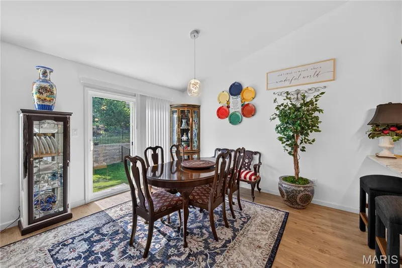 Vaulted Dining with Slider to Backyard! — 156 Hidden Bluffs Drive, Lake St. Louis, MO 63367