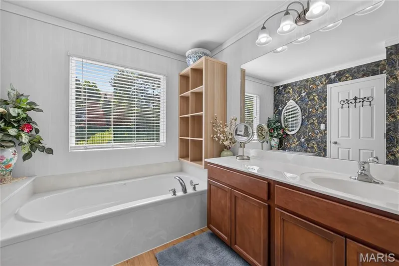 Linen Closet & LOTS of Natural Light & Wooded View from the Garden Window! — 156 Hidden Bluffs Drive, Lake St. Louis, MO 63367