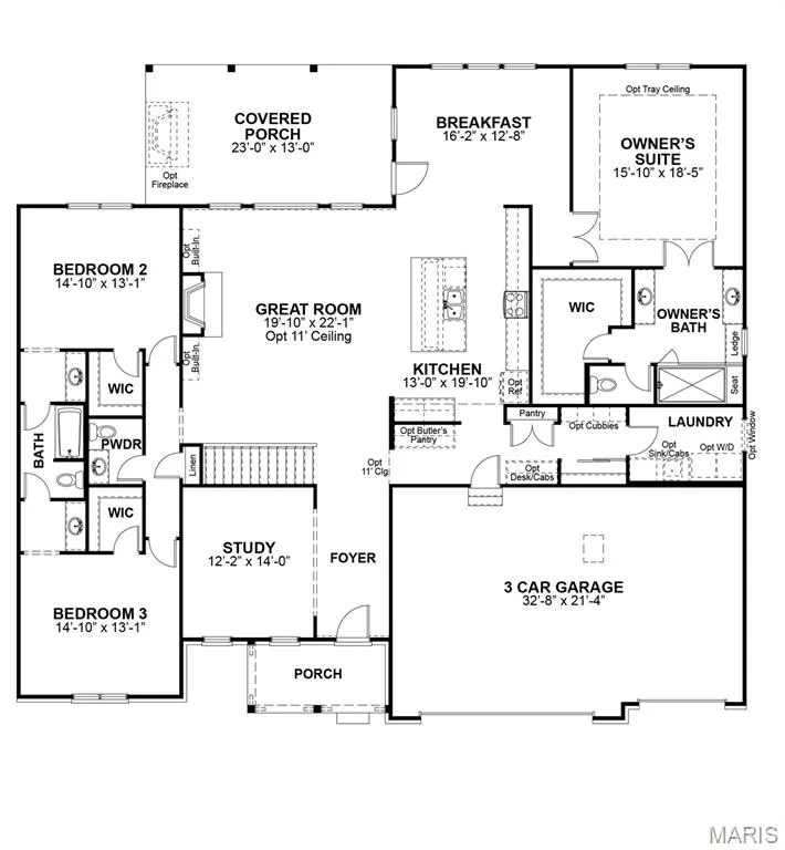 Floor plan — 17333 Main Street, Wildwood, MO 63040