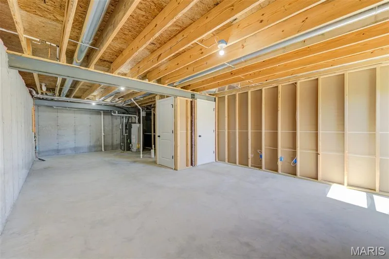 Other side of the area framed for a 4th bedroom — 118 Riding Crop Lane, Wentzville, MO 63385