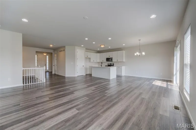 9ft ceiling  thought and Wide open space, great for entertaining — 118 Riding Crop Lane, Wentzville, MO 63385