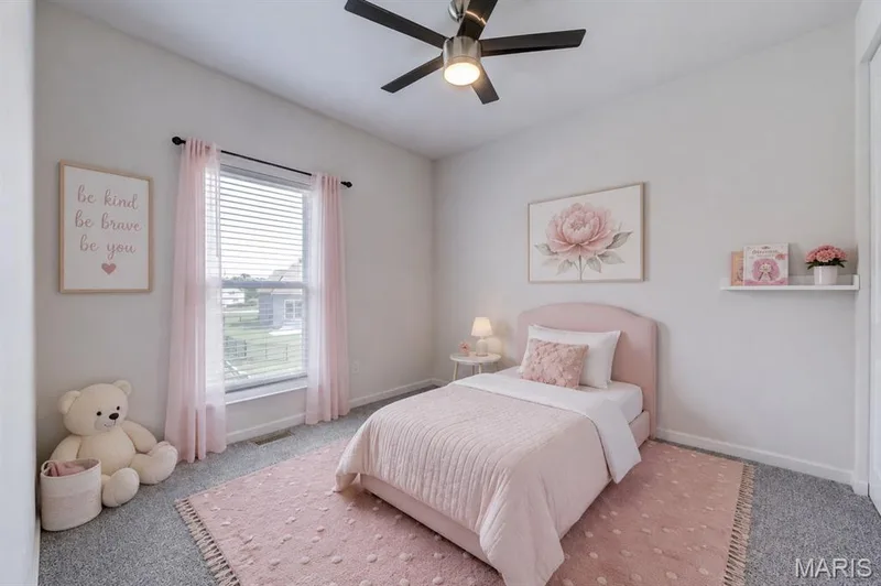 Virtual staged 3rd bedroom — 118 Riding Crop Lane, Wentzville, MO 63385